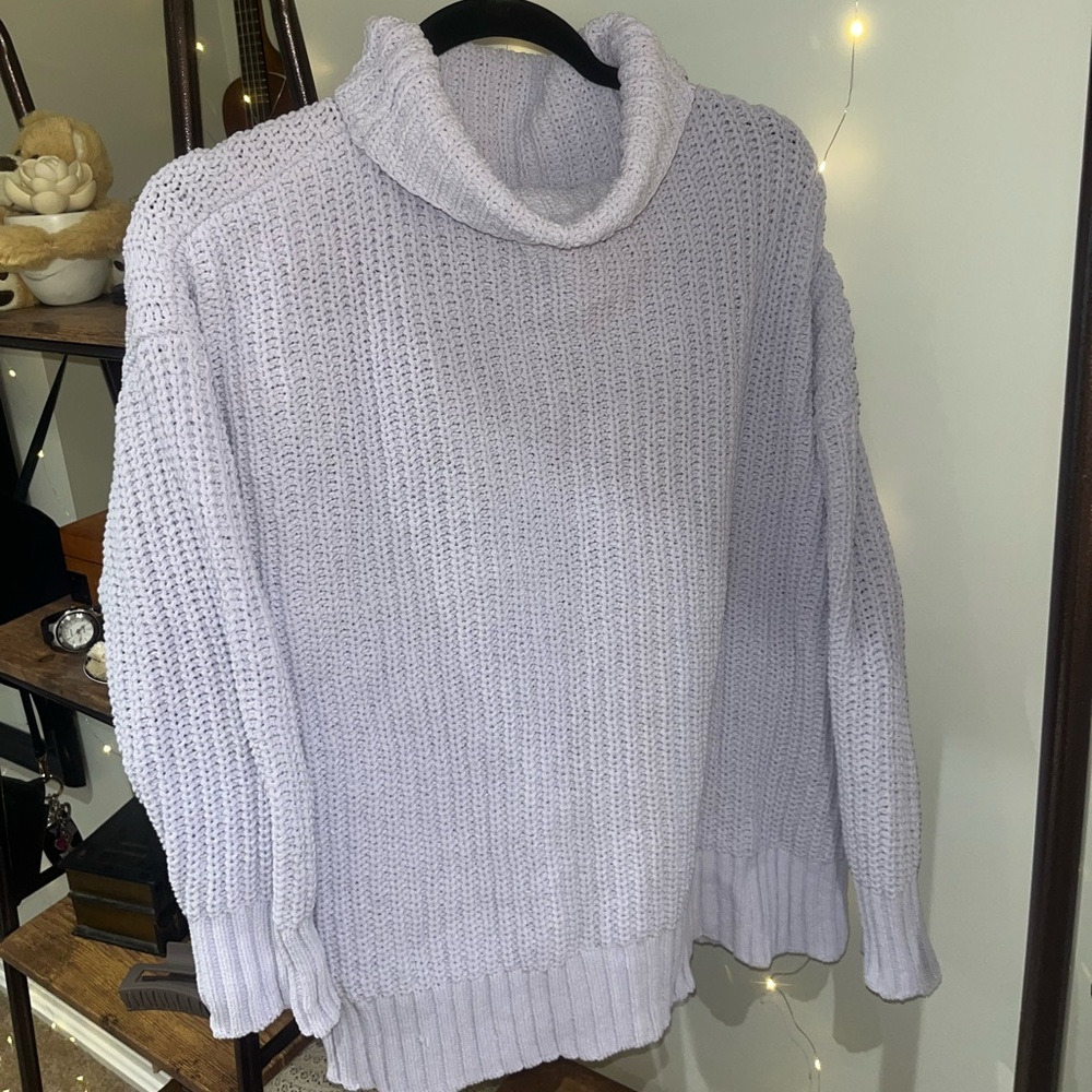 AMERICAN EAGLE Knit Sweater Purple S